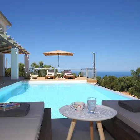 Tsakmakis - Luxury - Panoramic Sea View Lefkada Вилла