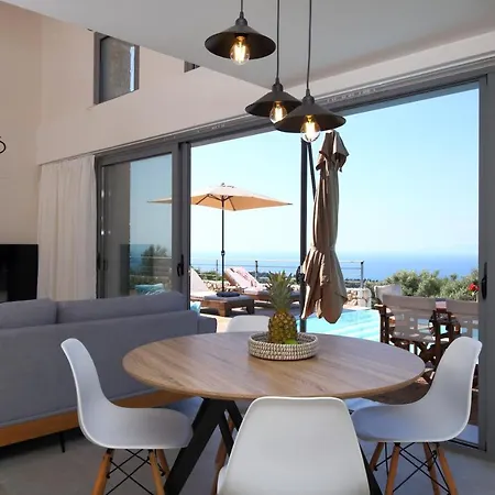 빌라 Tsakmakis - Luxury - Panoramic Sea View Lefkada *