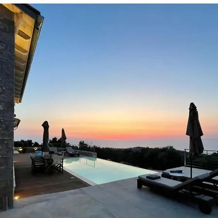 Tsakmakis - Luxury - Panoramic Sea View Lefkada Villa Tsoukaladhes