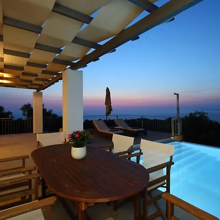 Tsakmakis - Luxury - Panoramic Sea View Lefkada ヴィラ *