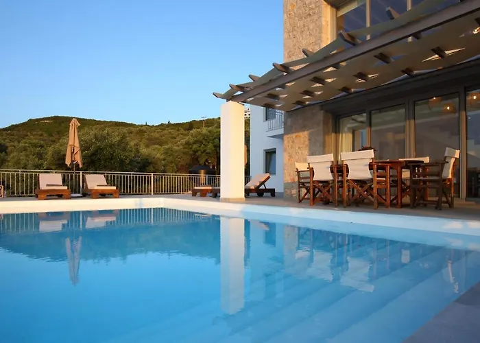Tsakmakis - Luxury - Panoramic Sea View Lefkada Villa *