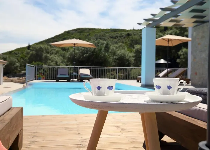 ヴィラ Tsakmakis - Luxury - Panoramic Sea View Lefkada Tsoukaládhes