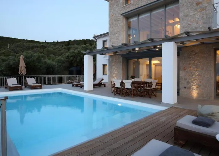 Tsakmakis - Luxury - Panoramic Sea View Lefkada ヴィラ Tsoukaládhes