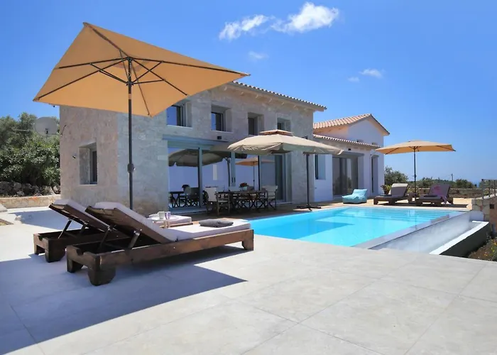 Tsakmakis - Luxury - Panoramic Sea View Lefkada ヴィラ *