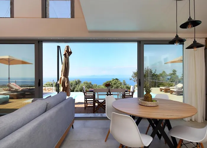 Villa Tsakmakis - Luxury - Panoramic Sea View Lefkada Tsoukaládhes