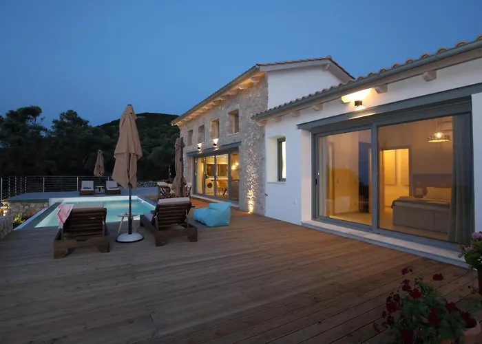 Tsakmakis - Luxury - Panoramic Sea View Lefkada Villa *
