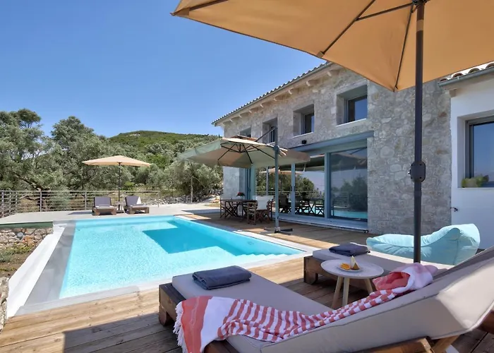 Tsakmakis - Luxury - Panoramic Sea View Lefkada Villa