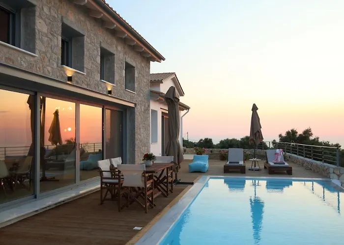 ヴィラ Tsakmakis - Luxury - Panoramic Sea View Lefkada *