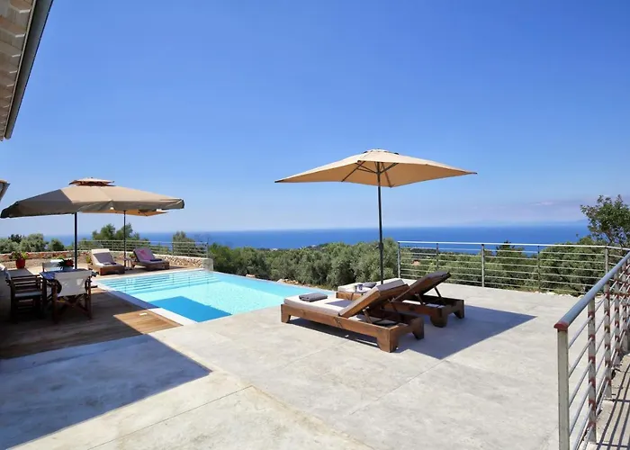 ヴィラ Tsakmakis - Luxury - Panoramic Sea View Lefkada