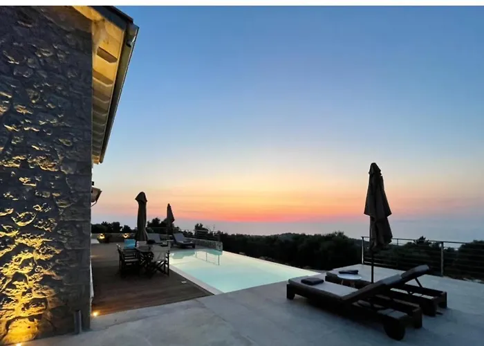 Tsakmakis - Luxury - Panoramic Sea View Lefkada ヴィラ Tsoukaládhes