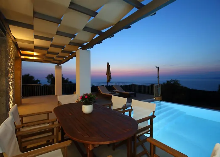 Tsakmakis - Luxury - Panoramic Sea View Lefkada Villa *